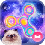 space cat ＆ spinners android application logo